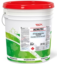 Acriltec, protective and decorative paint dispersed in water
for bituminous waterproofing