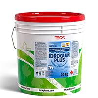 IDROGUM PLUS, High performance continuous waterproof resin based on water
emulsion, resistant to ponding water