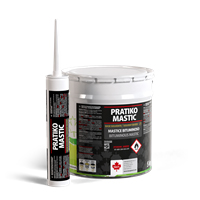 Pratiko Mastic, bituminous mastic for repairs, sealing and joins